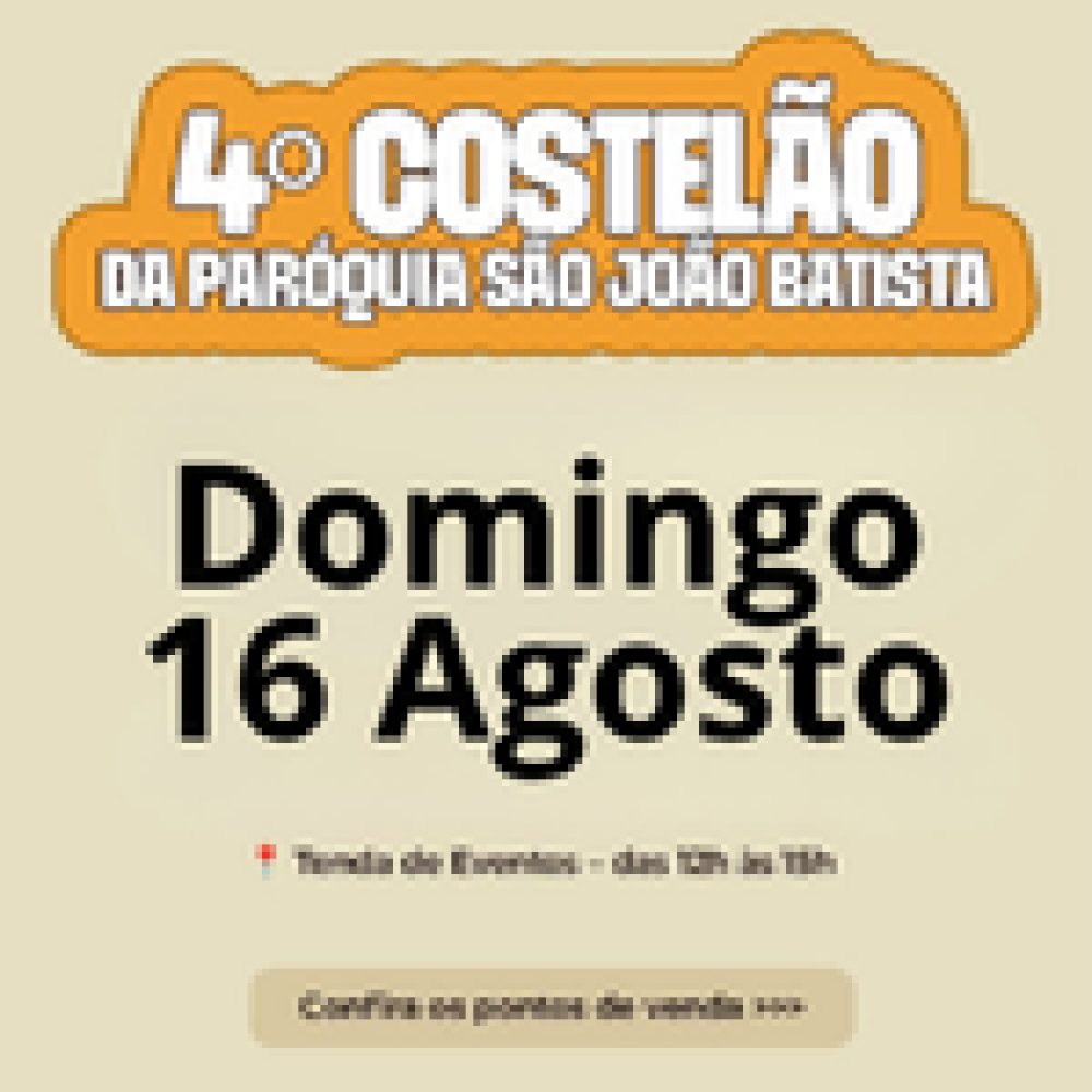 Costelão da Paróquia São João Batista 