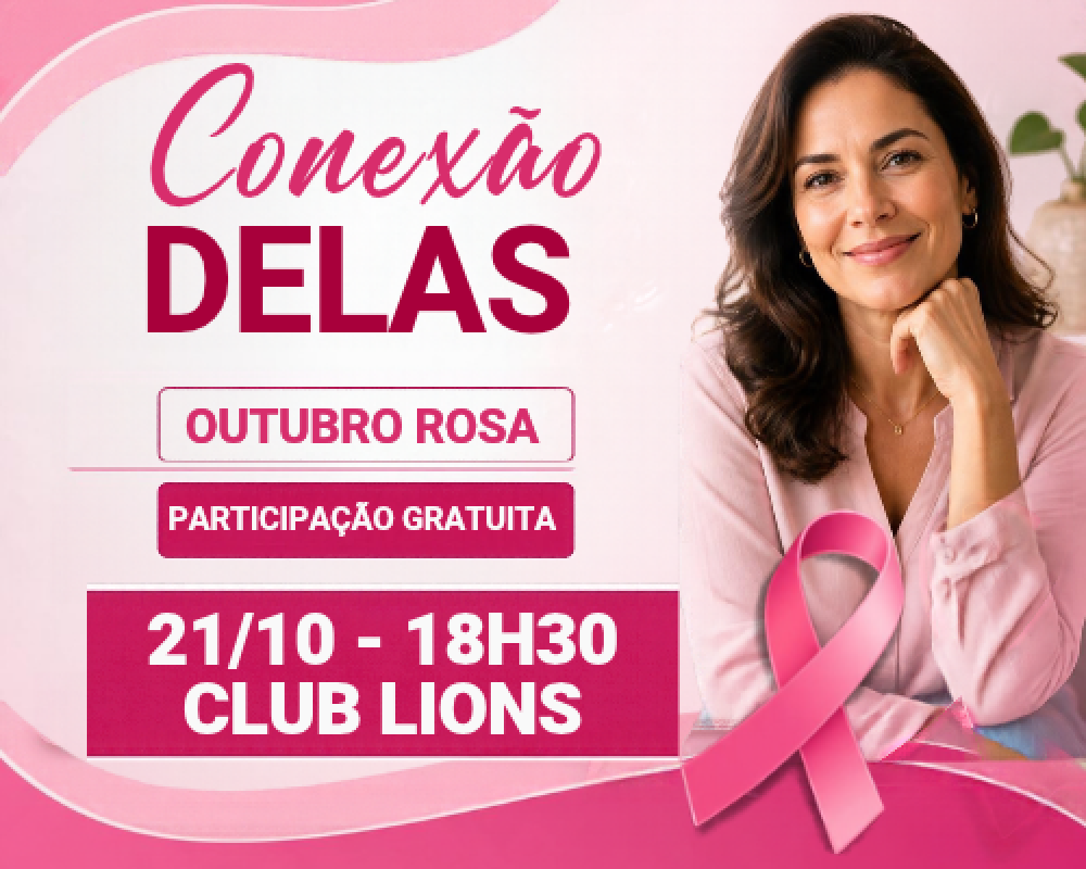 Quarta-feira (21), o Conexão Delas promove um encontro especial em Bertioga com o tema “Autocuidado e Prevenção do Câncer\" 